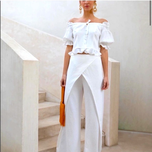 Cult Gaia Kiki Silk/Cotton Blouse - Picture 2 of 8